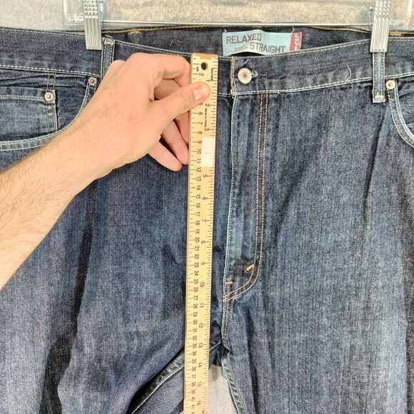Levi's 559 Jeans Mens Size 46 x 30 Blue Dark Wash Relaxed Straight Classic Denim - Picture 5 of 12